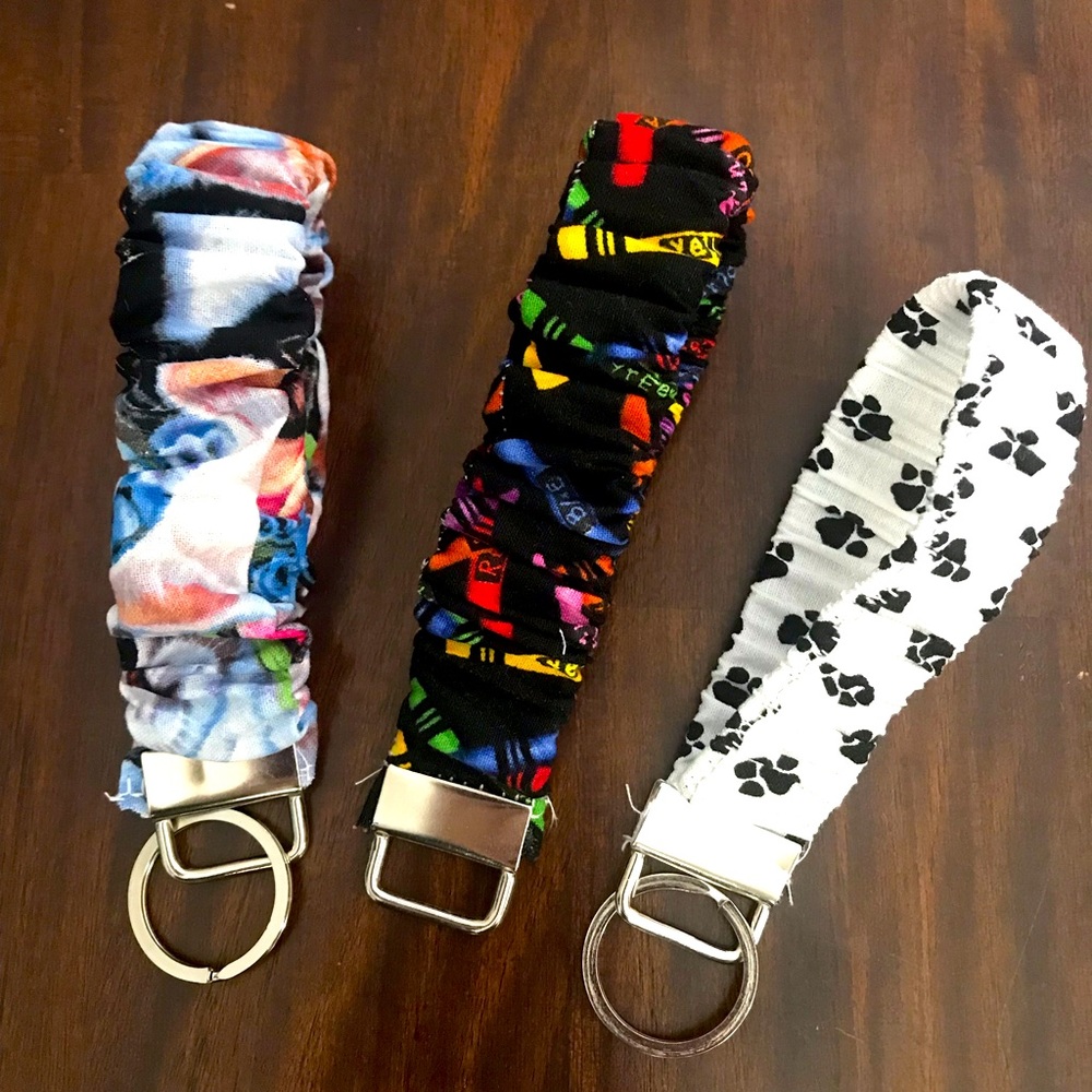 Scrunchy keychain